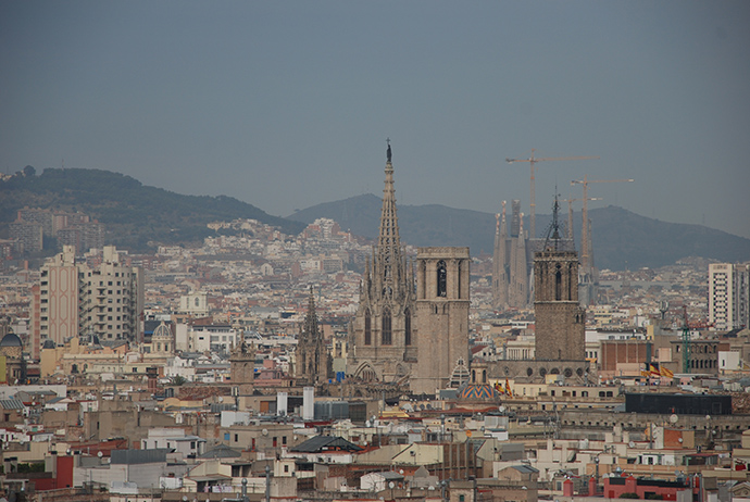 Barcellona la sera