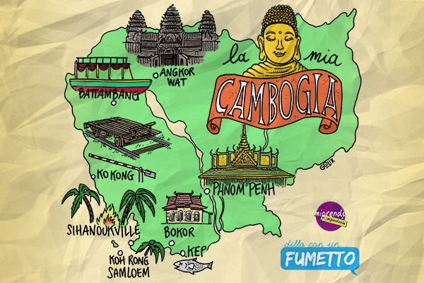 Itinerario di viaggio in Cambogia templi