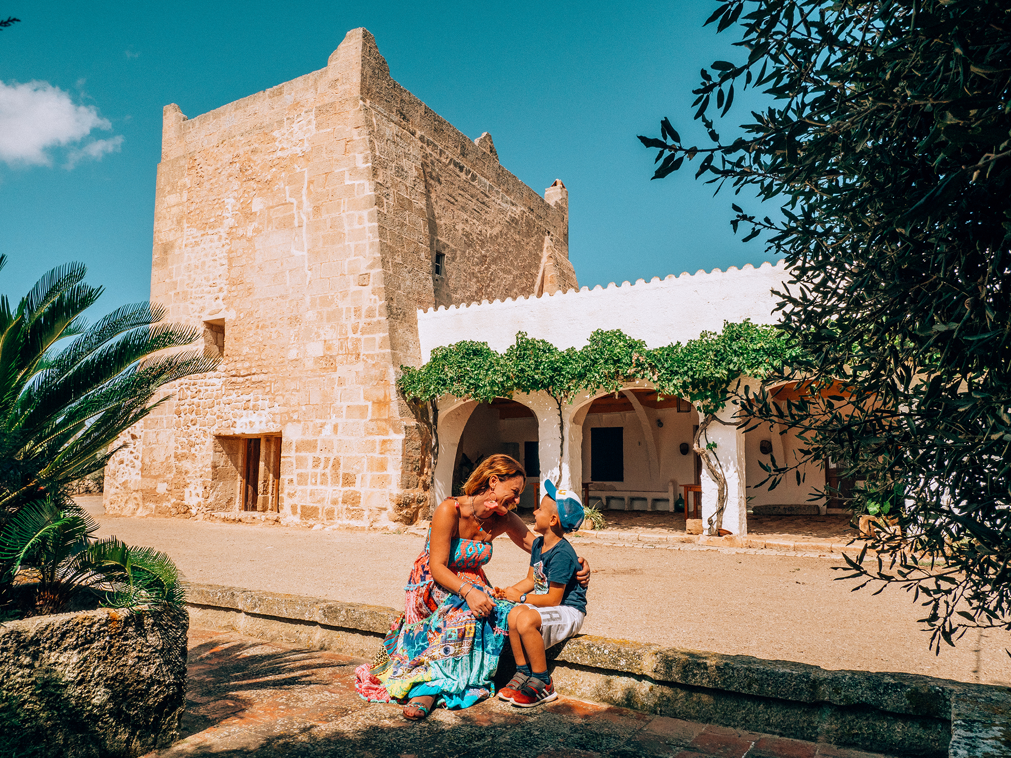 Minorca con bambini