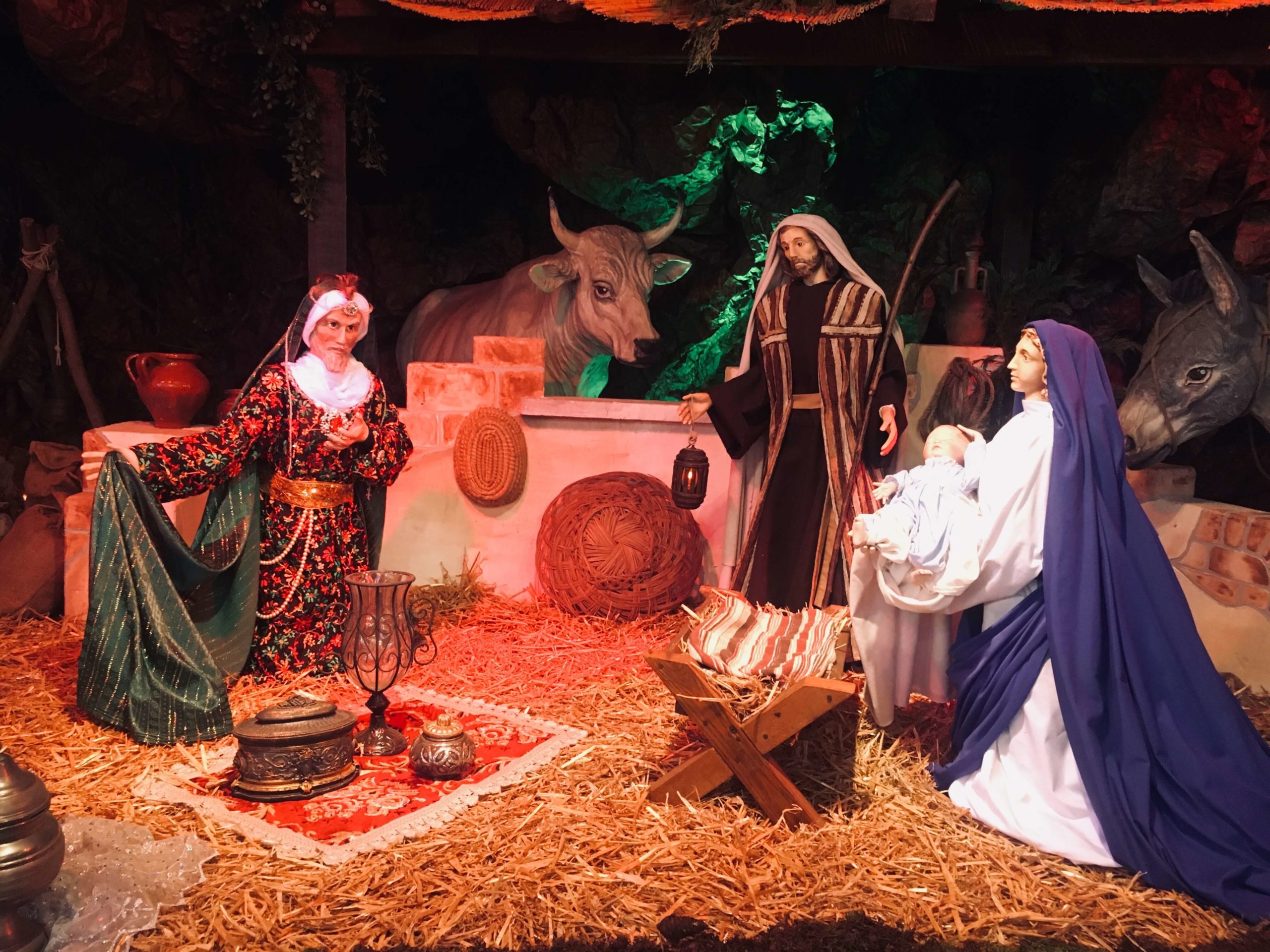 Il presepe vivente del mercatino di Natale